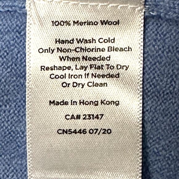 Talbots Sabrina Merino Button Cuff Sweater Pure Merino Wool Women Size 1XP Luxe - Picture 7 of 8